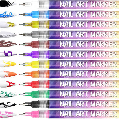 🔥Last Day Promotion 50% OFF🔥✨12 Colors Nail Art Pens Set
