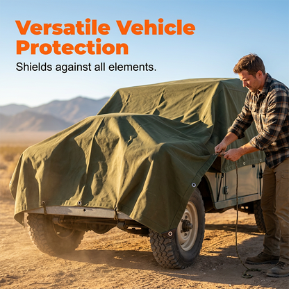 🏆 LIMITED-TIME 50% OFF! 🌧️Heavy-Duty Waterproof Tarp 🛡️ Tough, Tear-Proof & Ready for Any Weather ✨