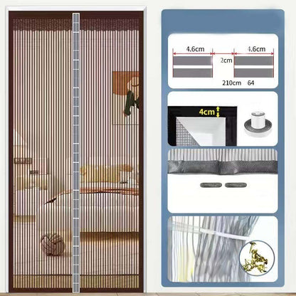 🚪 50% OFF NOW! 🧲 Heavy-Duty Magnetic Screen Door – Self-sealing & pet-friendly – Easy install, no tools – keeps bugs out, lets fresh air in – perfect for patios or backdoors 🌿