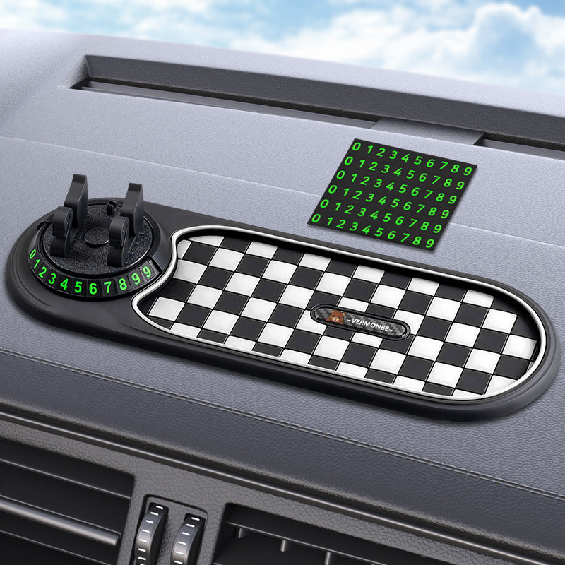 🚗📱Car Dashboard Anti-Slip Mat with Phone Holder – Stable Grip, Universal Fit, Keeps Essentials Secure