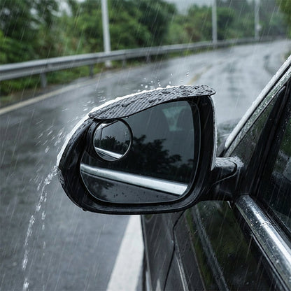 🚗 LIMITED‑TIME 50% OFF! ☀️Adjustable Blind Spot Mirrors with Rain Visor