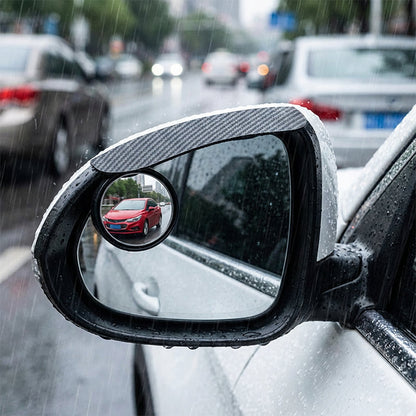 🚗 LIMITED‑TIME 50% OFF! ☀️Adjustable Blind Spot Mirrors with Rain Visor