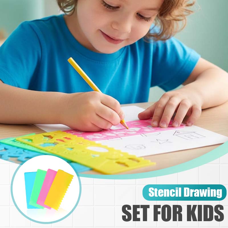 🔥Great Value Combinations🎁Stencil Drawing Set for Kids