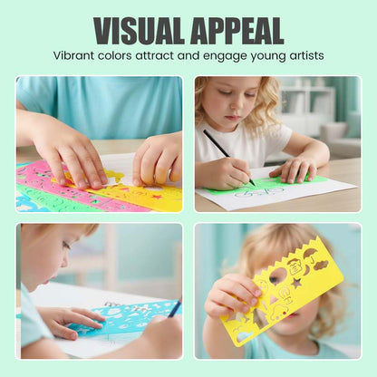 🔥Great Value Combinations🎁Stencil Drawing Set for Kids