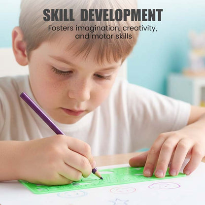 🔥Great Value Combinations🎁Stencil Drawing Set for Kids