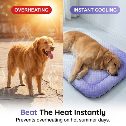 📢📢50% OFF !! ⏰Cooling Gel Mat for Pets Summer Heat Relief Pad Breathable Non