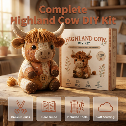 🔥2026 Hot Sale 54% OFF Only￡13.99！！✨⚡ 40K+ SOLD! 🎁Creative Crafting DIY Patchwork Animal Kit，Eco-Friendly Materials Great Gift For Creative Kids & Craft Lovers! 🌟✅