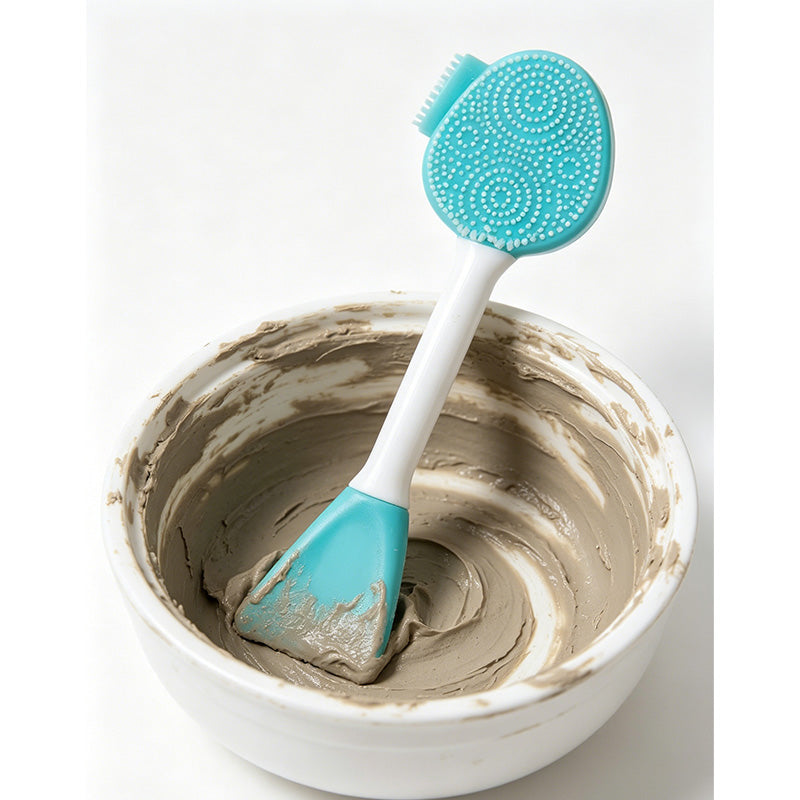 🧼 BUY 1 GET 1 FREE! ⏰ 2-in-1 Silicone Face Mask Brush & Cleanser – Soft & hygienic – Perfect for applying masks or gentle cleansing – non-porous, easy to clean & reusable ✨🌸