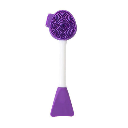 🧼 BUY 1 GET 1 FREE! ⏰ 2-in-1 Silicone Face Mask Brush & Cleanser – Soft & hygienic – Perfect for applying masks or gentle cleansing – non-porous, easy to clean & reusable ✨🌸