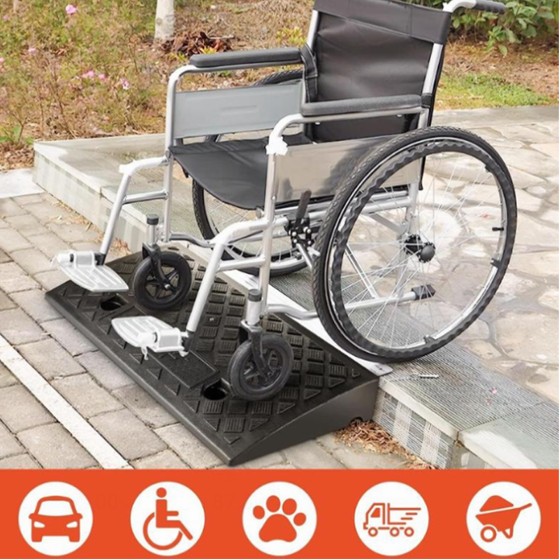 🥳2026 HOT SALE🥳💞50K+ SOLD!🚗🦽 50% OFF! Portable Lightweight Curb Ramp – Anti‑slip surface, durable PVC & pre‑drilled holes. Smooth curb transitions for wheelchairs, carts & vehicles – safe & reliable! 🛡️✨