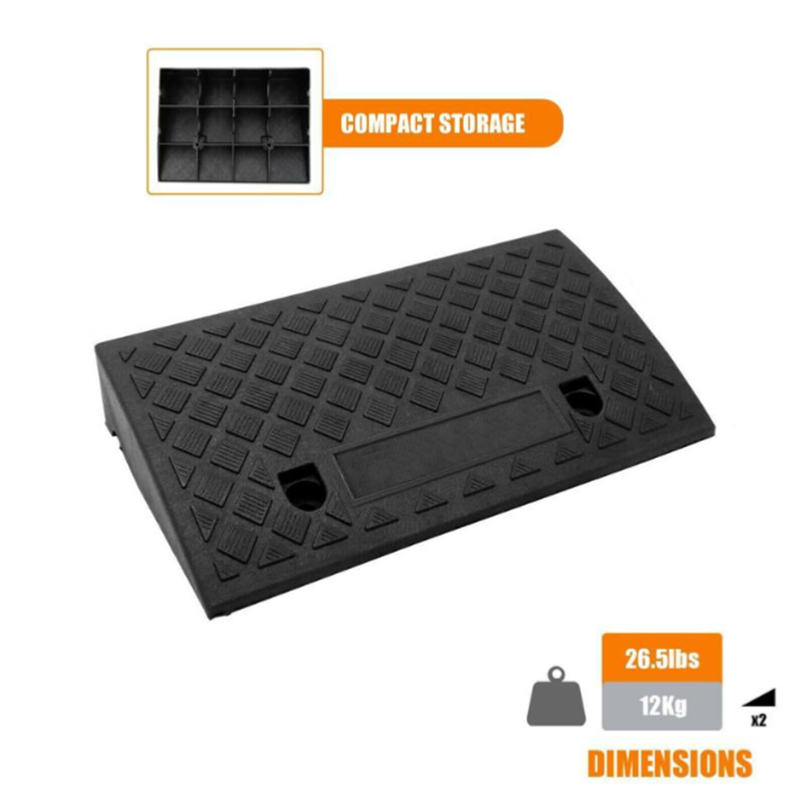 🥳2026 HOT SALE🥳💞50K+ SOLD!🚗🦽 50% OFF! Portable Lightweight Curb Ramp – Anti‑slip surface, durable PVC & pre‑drilled holes. Smooth curb transitions for wheelchairs, carts & vehicles – safe & reliable! 🛡️✨