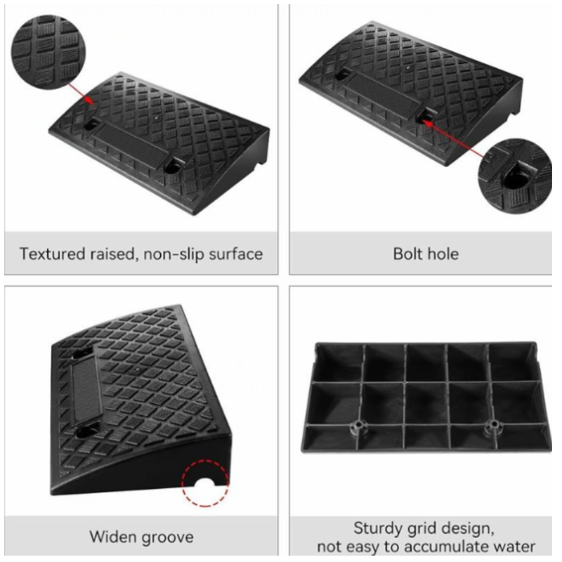 🥳2026 HOT SALE🥳💞50K+ SOLD!🚗🦽 50% OFF! Portable Lightweight Curb Ramp – Anti‑slip surface, durable PVC & pre‑drilled holes. Smooth curb transitions for wheelchairs, carts & vehicles – safe & reliable! 🛡️✨