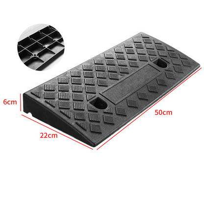 🥳2026 HOT SALE🥳💞50K+ SOLD!🚗🦽 50% OFF! Portable Lightweight Curb Ramp – Anti‑slip surface, durable PVC & pre‑drilled holes. Smooth curb transitions for wheelchairs, carts & vehicles – safe & reliable! 🛡️✨