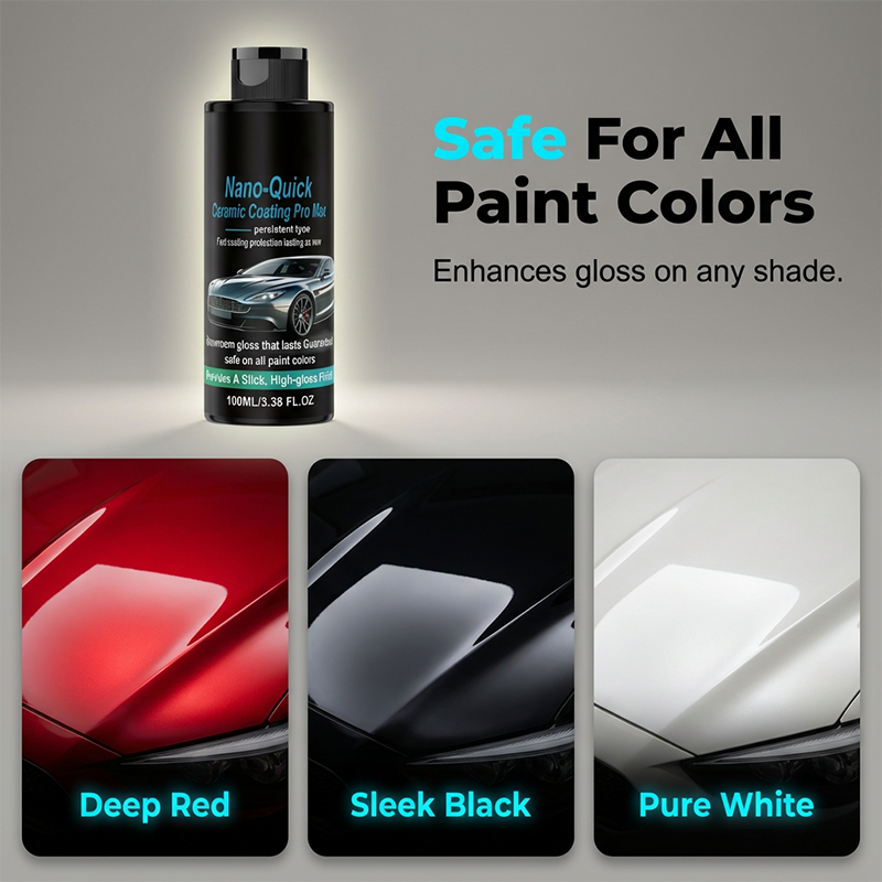 🥳2026 HOT SALE🥳💞50K+ SOLD! 🚗✨ 54% OFF! Nano Ceramic Spray – Adds deep gloss & water‑beading protection. Spray & wipe – easy finishing step for any wash! 🛡️💧