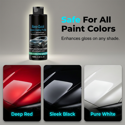 🥳2026 HOT SALE🥳💞50K+ SOLD! 🚗✨ 54% OFF! Nano Ceramic Spray – Adds deep gloss & water‑beading protection. Spray & wipe – easy finishing step for any wash! 🛡️💧