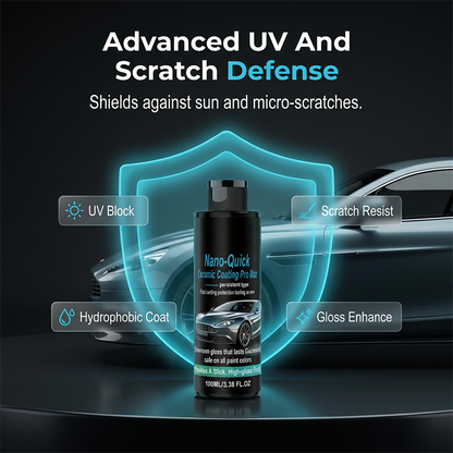 🥳2026 HOT SALE🥳💞50K+ SOLD! 🚗✨ 54% OFF! Nano Ceramic Spray – Adds deep gloss & water‑beading protection. Spray & wipe – easy finishing step for any wash! 🛡️💧