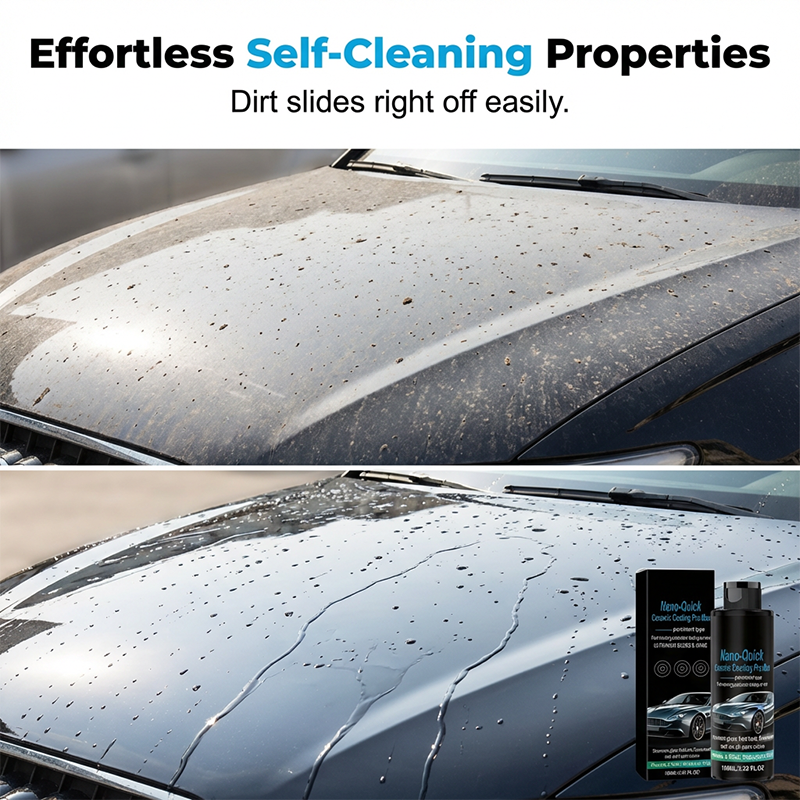🥳2026 HOT SALE🥳💞50K+ SOLD! 🚗✨ 54% OFF! Nano Ceramic Spray – Adds deep gloss & water‑beading protection. Spray & wipe – easy finishing step for any wash! 🛡️💧