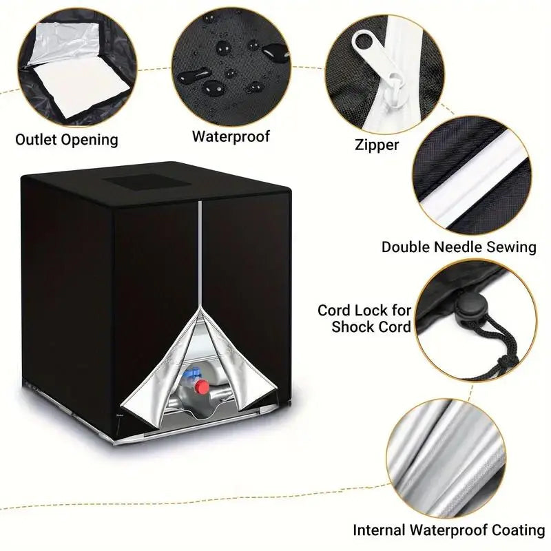 🔥 Limited Time 55% OFF! Safeguard Your Water Quality! 💦 Waterproof Outdoor IBC Tote Cover – Heavy-Duty, UV-Resistant & All-Weather Protection ✨