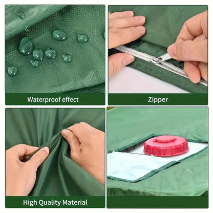 🔥 Limited Time 55% OFF! Safeguard Your Water Quality! 💦 Waterproof Outdoor IBC Tote Cover – Heavy-Duty, UV-Resistant & All-Weather Protection ✨
