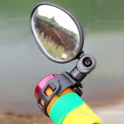 ⏳🔥LIMITED-TIME 50% OFF! ⏰360° Rotating Rearview Mirror – Clear view behind, no more neck twisting. Fits bikes, e‑bikes & motorcycles. Tool‑free silicone strap! 🛡️✨
