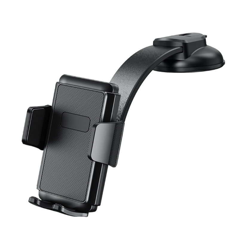 🚗📱 Bendable car phone holder – 360° rotation, one-hand use, strong suction!
