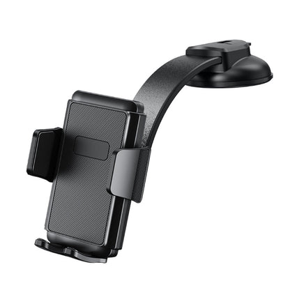 🚗📱 Bendable car phone holder – 360° rotation, one-hand use, strong suction!
