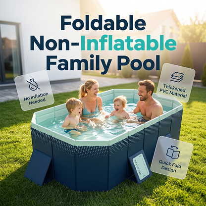🥳HOT SALE 2026🥳💞50,000+ SOLD!👵❤️ Thick-walled, non-inflatable swimming pool – enjoy fun water activities and cool off at home this summer.