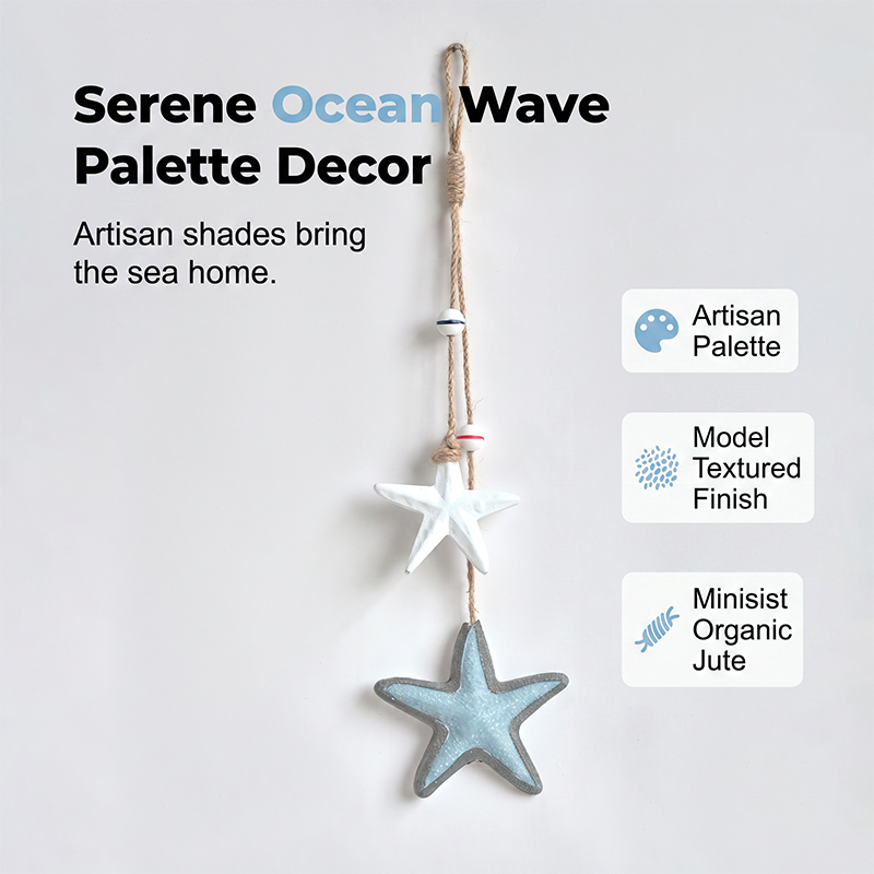 Rustic Wooden Marine Hanging Ornament