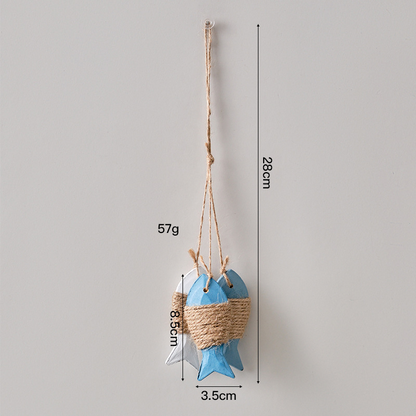 Rustic Wooden Marine Hanging Ornament