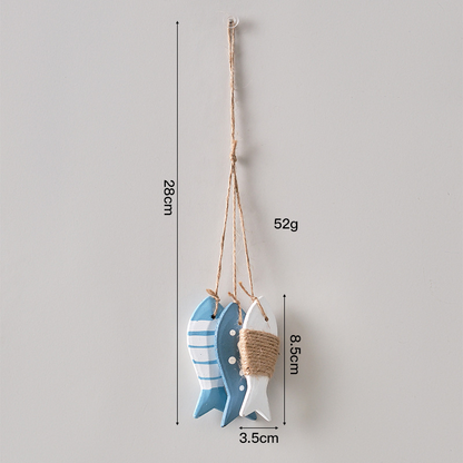 Rustic Wooden Marine Hanging Ornament