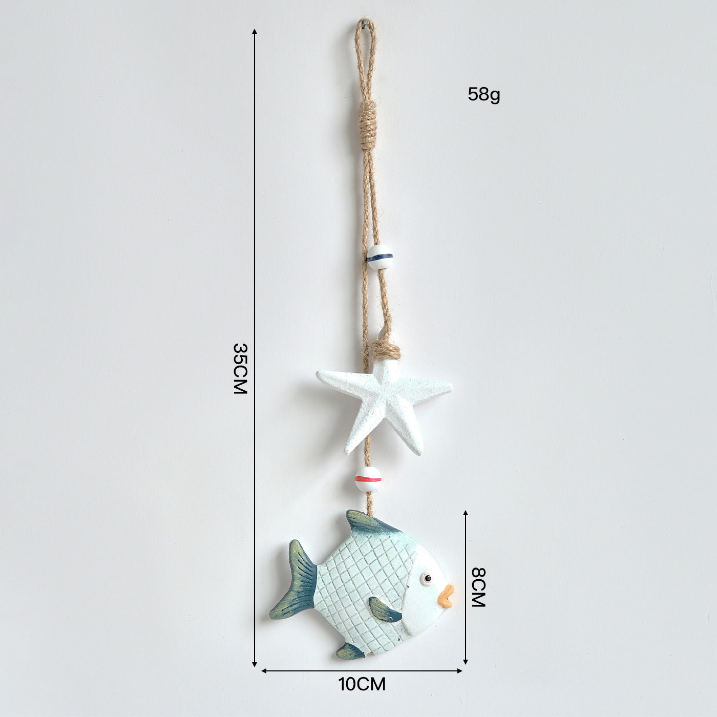 Rustic Wooden Marine Hanging Ornament