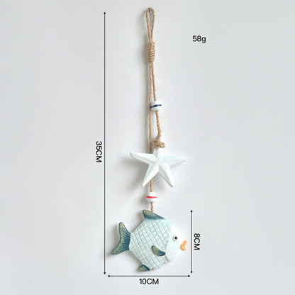 Rustic Wooden Marine Hanging Ornament