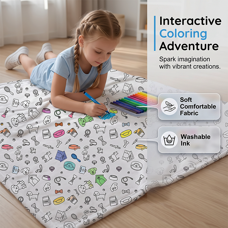 😍Last Day Hot Sales - save 69% OFF🎁 Personalised Colouring Blanket – The Unique DIY Gift They’ll Love