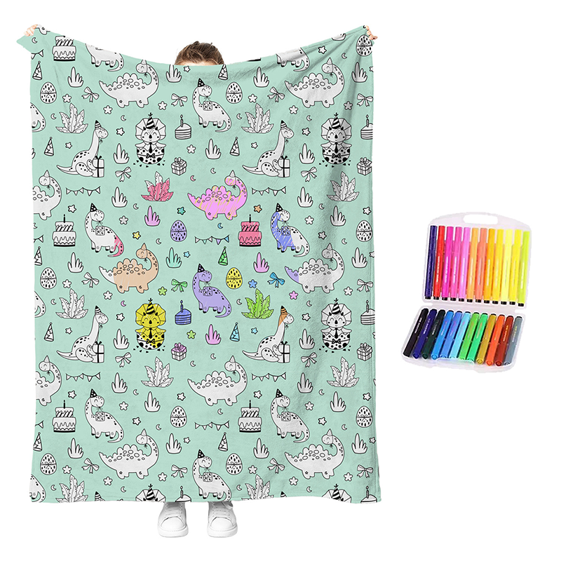 😍Last Day Hot Sales - save 69% OFF🎁 Personalised Colouring Blanket – The Unique DIY Gift They’ll Love