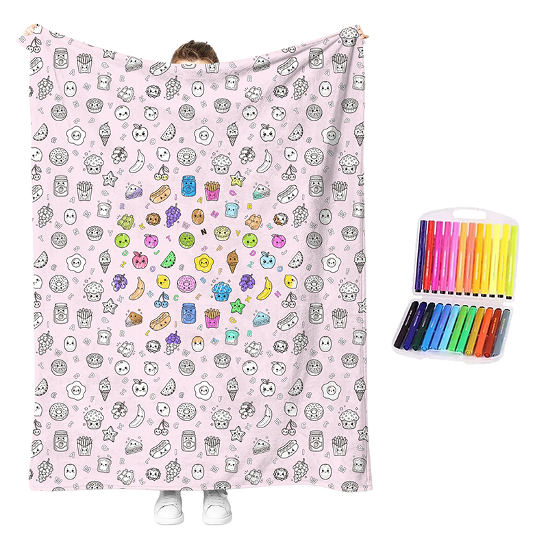 😍Last Day Hot Sales - save 69% OFF🎁 Personalised Colouring Blanket – The Unique DIY Gift They’ll Love