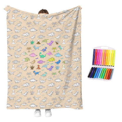 😍Last Day Hot Sales - save 69% OFF🎁 Personalised Colouring Blanket – The Unique DIY Gift They’ll Love