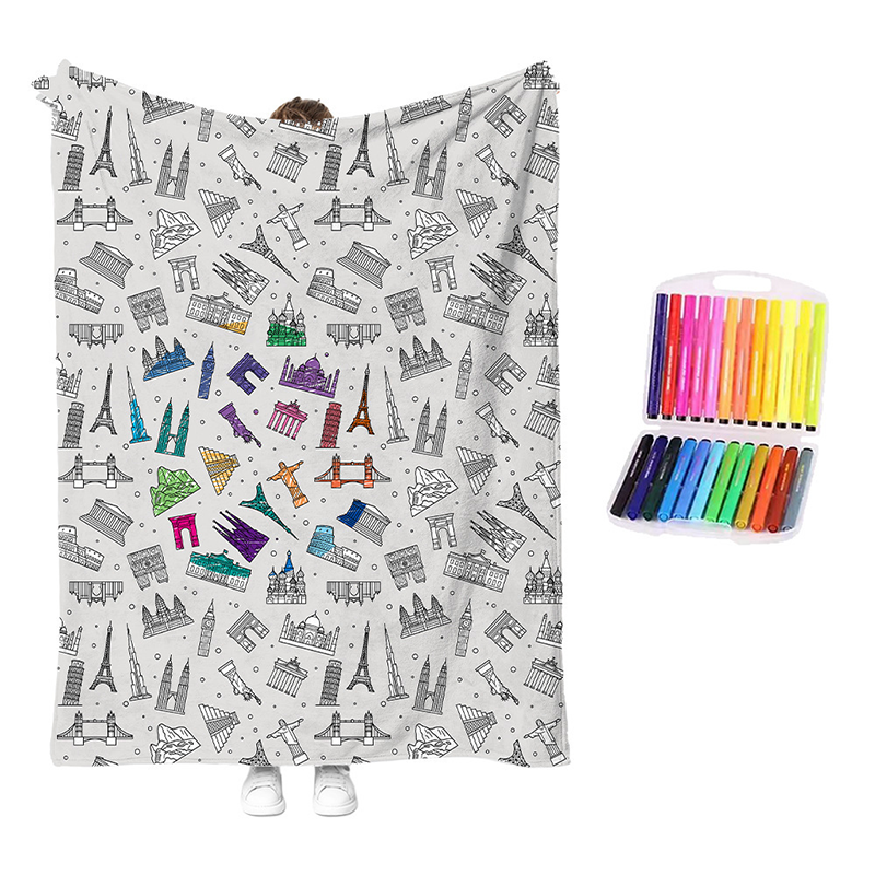😍Last Day Hot Sales - save 69% OFF🎁 Personalised Colouring Blanket – The Unique DIY Gift They’ll Love