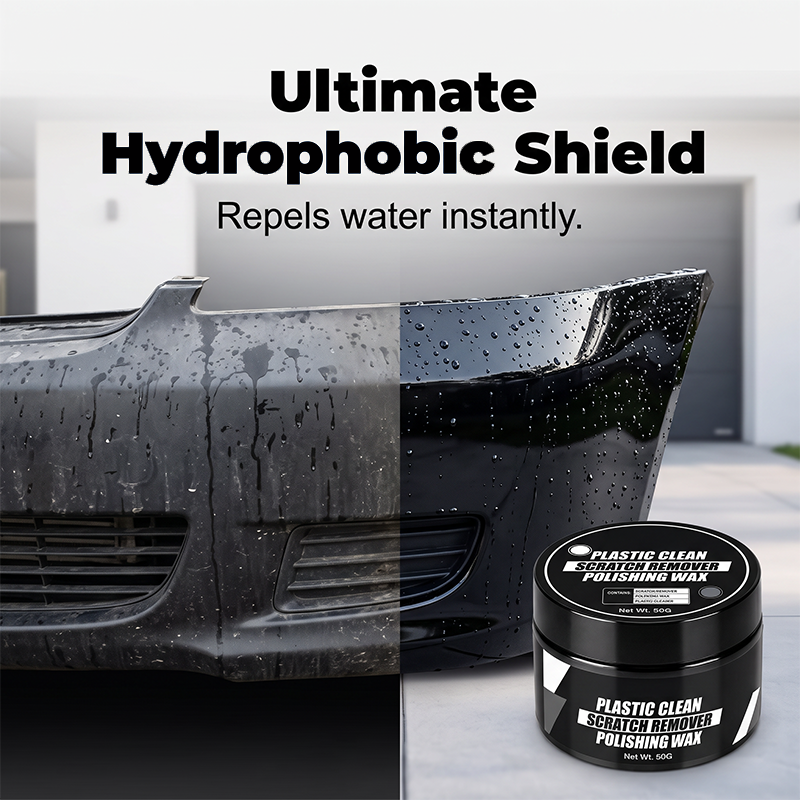 🚗 LIMITED-TIME 50% OFF! Car Plastic Scratch Remover Polishing Wax, Trim Restorer Hydrophobic Coating Paste