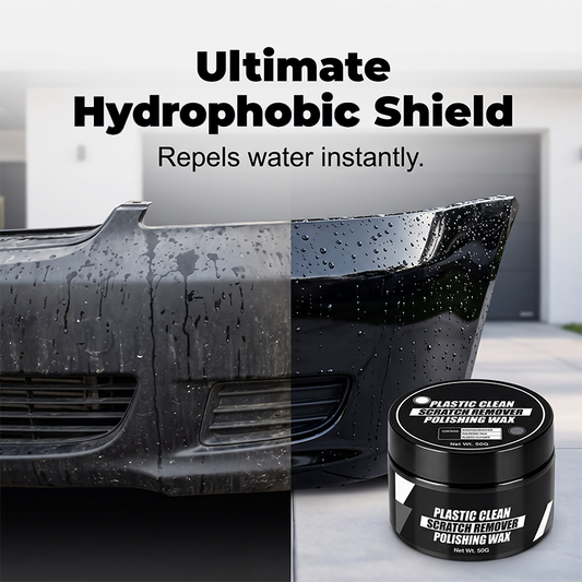 🚗 LIMITED-TIME 50% OFF! Car Plastic Scratch Remover Polishing Wax, Trim Restorer Hydrophobic Coating Paste