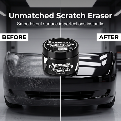 🚗 LIMITED-TIME 50% OFF! Car Plastic Scratch Remover Polishing Wax, Trim Restorer Hydrophobic Coating Paste