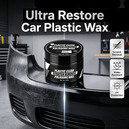 🚗 LIMITED-TIME 50% OFF! Car Plastic Scratch Remover Polishing Wax, Trim Restorer Hydrophobic Coating Paste