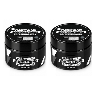 🚗 LIMITED-TIME 50% OFF! Car Plastic Scratch Remover Polishing Wax, Trim Restorer Hydrophobic Coating Paste