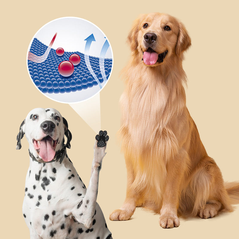 4PCS Non-Slip Waterproof Disposable Paw Pads for Dog