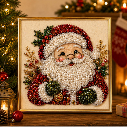 ⏳Last Day Sale Only ￡9.99!!🎁💎DIY Christmas Pearl Diamond Art Kit🎨Relaxing & Beginner-Friendly🧘