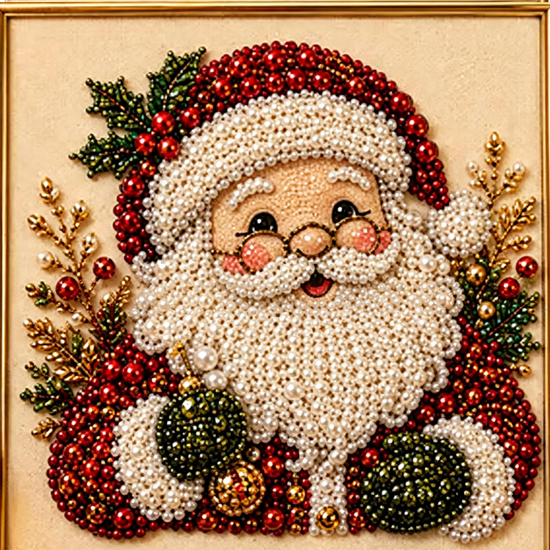 ⏳Last Day Sale Only ￡9.99!!🎁💎DIY Christmas Pearl Diamond Art Kit🎨Relaxing & Beginner-Friendly🧘