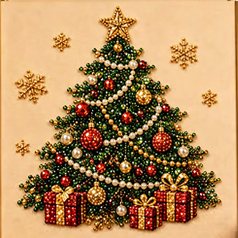 ⏳Last Day Sale Only ￡9.99!!🎁💎DIY Christmas Pearl Diamond Art Kit🎨Relaxing & Beginner-Friendly🧘