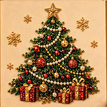 ⏳Last Day Sale Only ￡9.99!!🎁💎DIY Christmas Pearl Diamond Art Kit🎨Relaxing & Beginner-Friendly🧘
