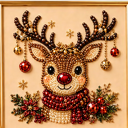 ⏳Last Day Sale Only ￡9.99!!🎁💎DIY Christmas Pearl Diamond Art Kit🎨Relaxing & Beginner-Friendly🧘