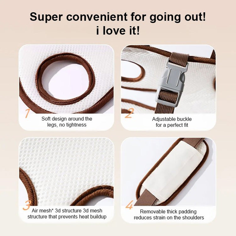 Carry Small Pets Instantly! Breathable Pet Carrier Sling