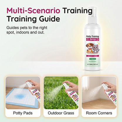 🐶🎯 Pet Potty Training Spray – Help Guide Dogs & Cats to the Right Spot